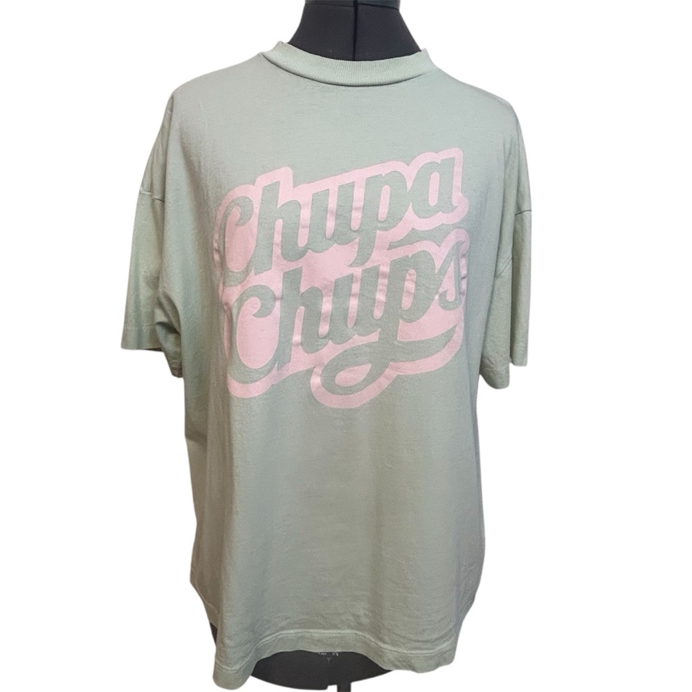 Mint Green Chupa Chups X H&M Tee